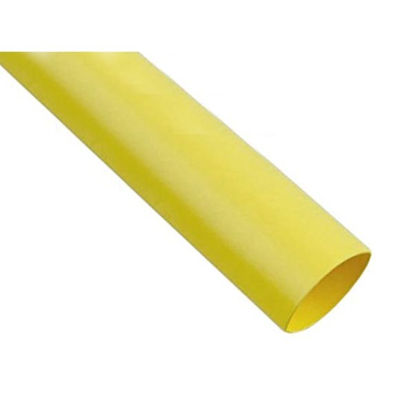 Kable Kontrol Kable Kontrol® 3:1 Heat Shrink Tubing - Dual Wall Adhesive Lined Polyolefin - 1/4" Inside Diameter - 4' Long Stick - Yellow HS374-YW